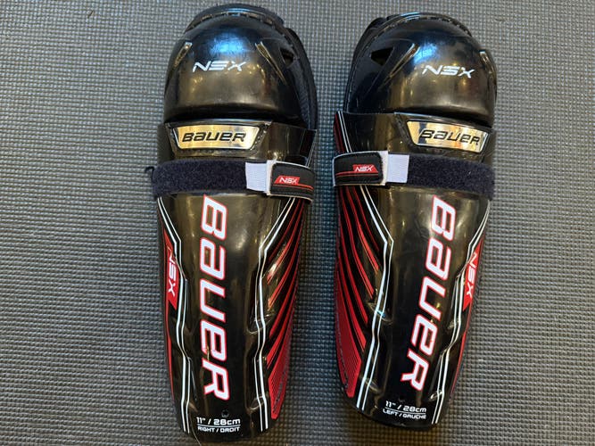 Youth Bauer NSX 11" Shin Pads (Used)