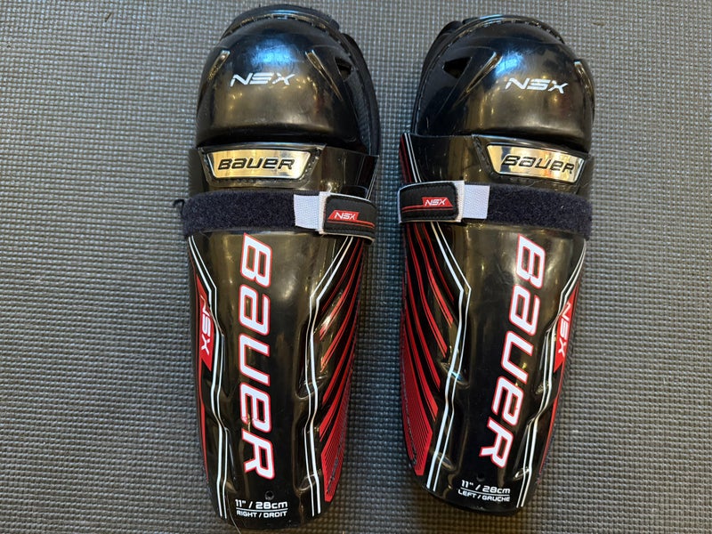 Youth Bauer NSX 11" Shin Pads (Used)