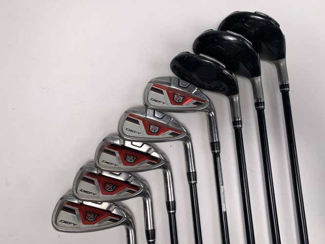 Wilson Defy Hybrid Iron Set 4H-6H 7-PW+GW UST Mamiya 59g Regular Graphite RH HC