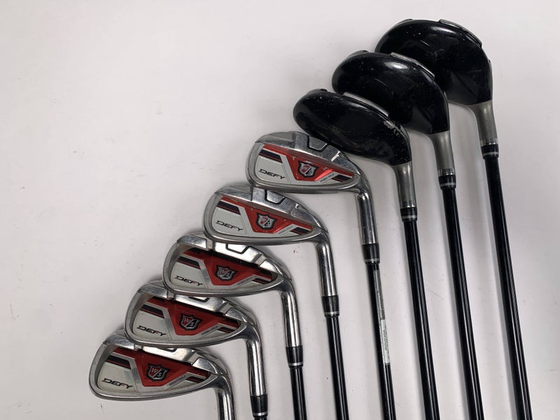 Wilson Defy Hybrid Iron Set 4H-6H 7-PW+GW UST Mamiya 59g Regular Graphite RH HC