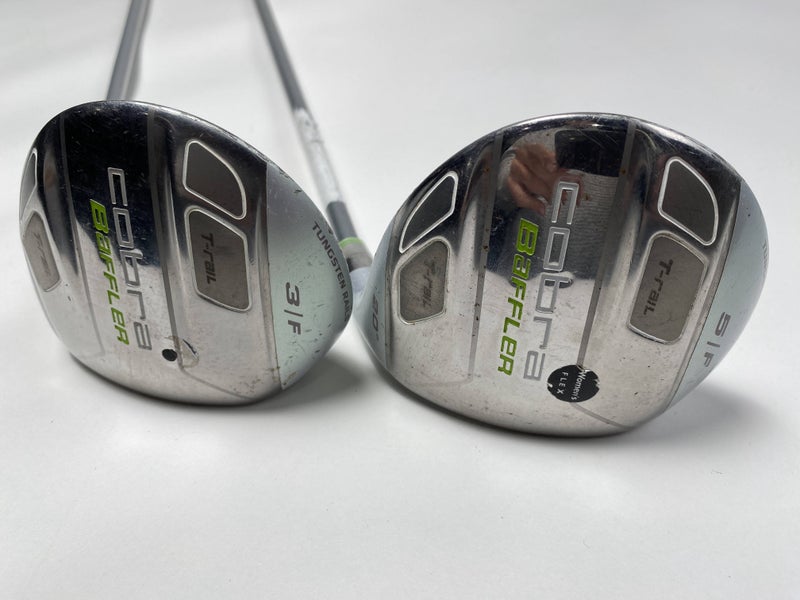 Cobra Baffler T-Rail 3 & 5 Fairway Wood Set 18* 20* Baffler Ladies Womens RH