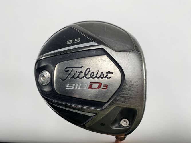 Titleist 910 D3 Driver 8.5* Bassara 50 Hi 50g Extra Stiff RH Midsize Grip