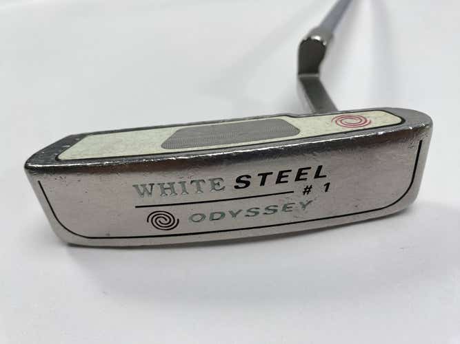 Odyssey White Steel 1 Putter 32.5" SuperStroke Tour 2.0 Mens RH