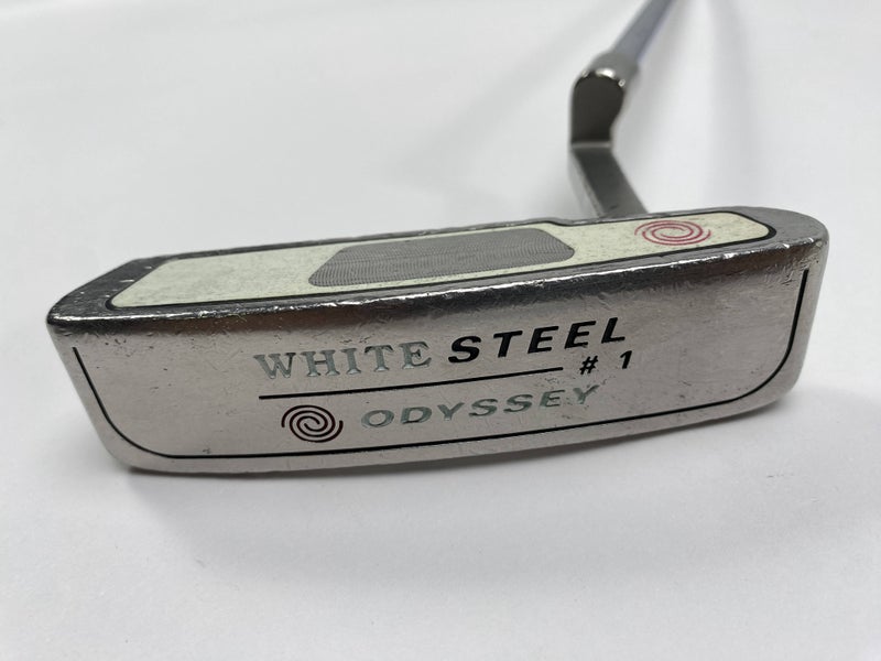 Odyssey White Steel 1 Putter 32.5" SuperStroke Tour 2.0 Mens RH