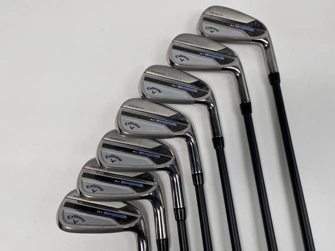 Callaway Paradym Ai Smoke Iron Set 5-PW+GW PX Cypher Fifty 5.0 Regular RH