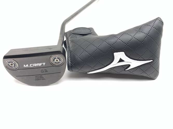 Mizuno OMOI Black Type III Putter 35" Mens RH W/Head Cover