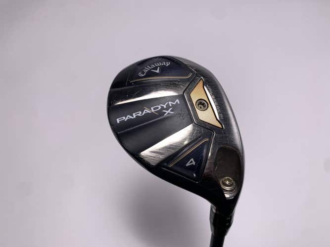 Callaway Paradym X 4 Hybrid 21* MMT 304SS 70g Senior Graphite Mens RH