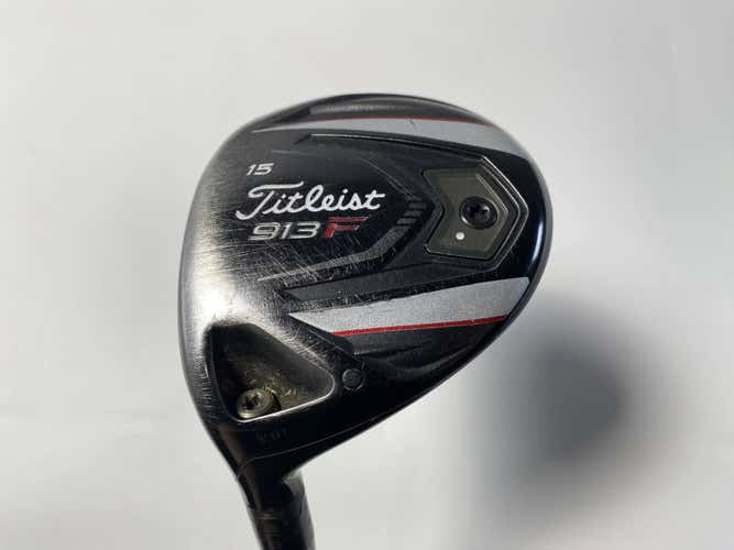 Titleist 913 F 3 Fairway Wood 15* Aldila RIP Phenom 70g Stiff LH Midsize Grip