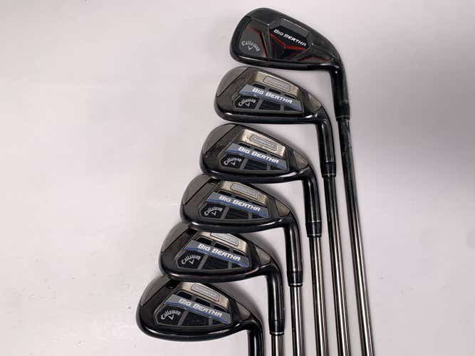 Callaway Big Bertha OS Iron Set 5-PW+SW UST Mamiya Recoil ES 450 F1 Ladies RH