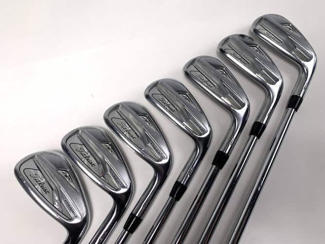 Titleist 718 AP2 Iron Set 4-PW Dynamic Gold X100 Extra Stiff Steel Mens RH