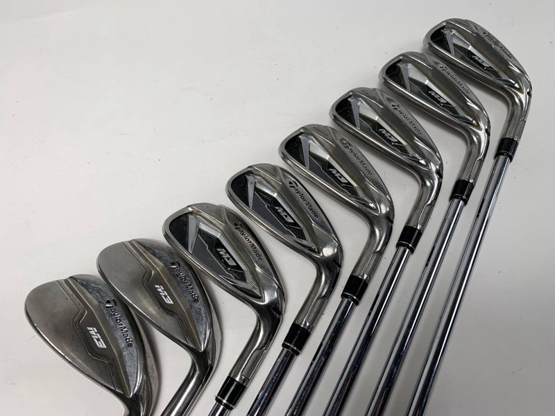 TaylorMade M3 Iron Set 4-9+SW KBS Tour C-Taper 105g Regular Steel RH - No PW