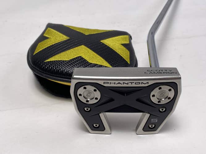 Scotty Cameron Phantom X 5 2022 Putter 35" SuperStroke Claw 2.0 Mens RH W/HC