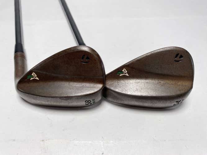 TaylorMade Milled Grind 4 Raw Wedge Set 54* 11 | 58* 11 KBS Tour 120g Stiff RH