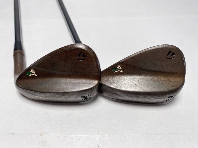 TaylorMade Milled Grind 4 Raw Wedge Set 54* 11 | 58* 11 KBS Tour 120g Stiff RH