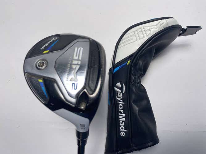 TaylorMade SIM2 Titanium 5 Fairway 18*  HZRDUS RDX Smoke 6.0 Black Stiff RH HC