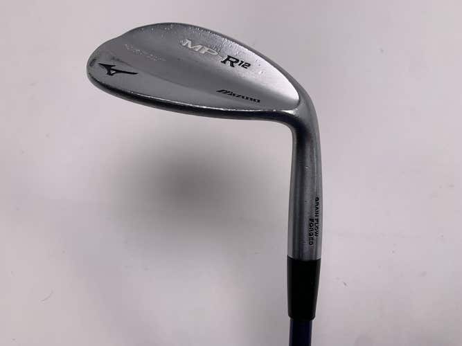 Mizuno MP R 12 White Satin Chrome Sand Wedge SW 56* 10 Project X 5.0 Senior RH
