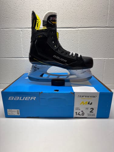 2022 Bauer Supreme M4 Hockey Skates Regular Width Size 14 (New)