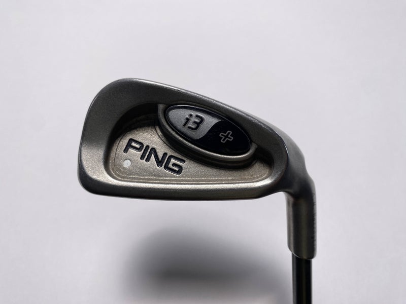 Ping i3 + Single 6 Iron White Dot 3* Flat i3+ Senior Graphite Mens RH