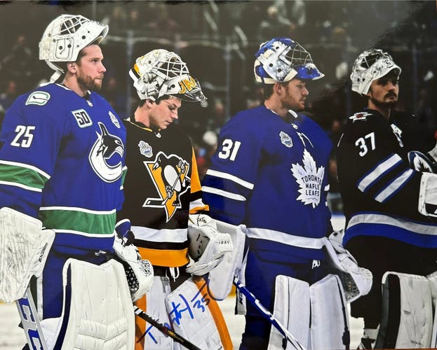 Tristan Jarry Autographed 11x14 Photo