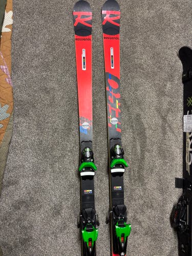 Unisex Rossignol Hero Athlete GS 175 cm Racing Skis With Bindings Max Din 12 (Used)