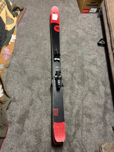 Rossignol Sin 7 180 cm Powder Skis With Bindings Max Din 12 (Used)