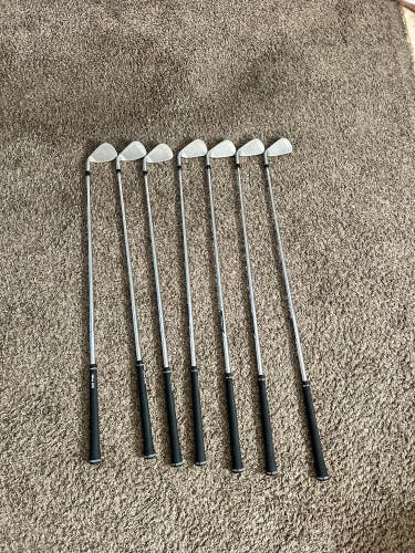 Men's Callaway X2 Hot Pro Right Handed Iron Set Stiff Flex Steel Shaft (Used)