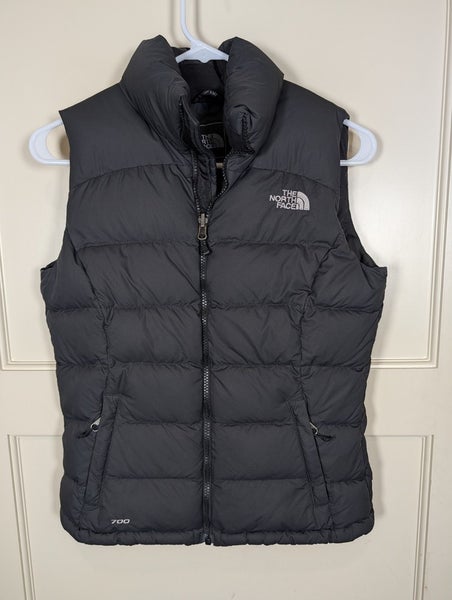 The North Face 700 Fill Down Puffer Vest Womens Size: XS Black Zip Pockets Warm