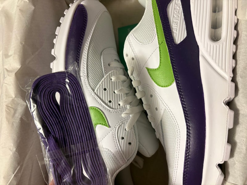 White Men's Size 13.0 (W 14.0) Adult Nike Air Max 90 Shoes (New)