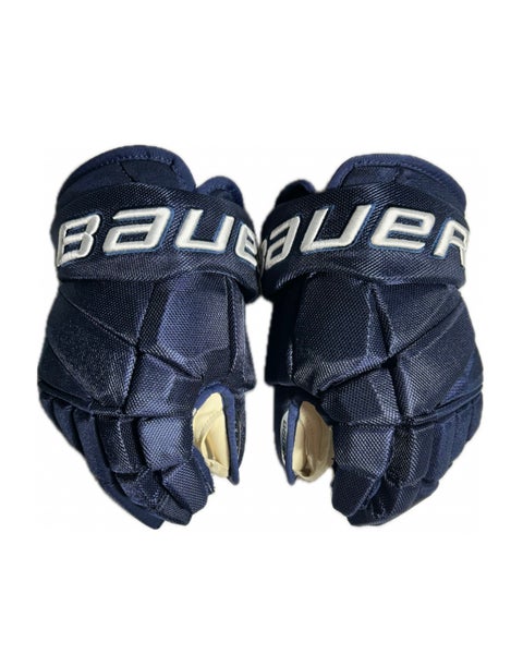 New Navy Blue 13” Bauer Vapor Hockey Gloves