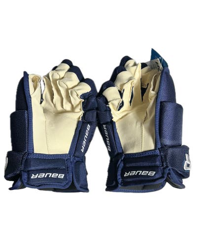 New Navy Blue 13” Bauer Vapor Hockey Gloves
