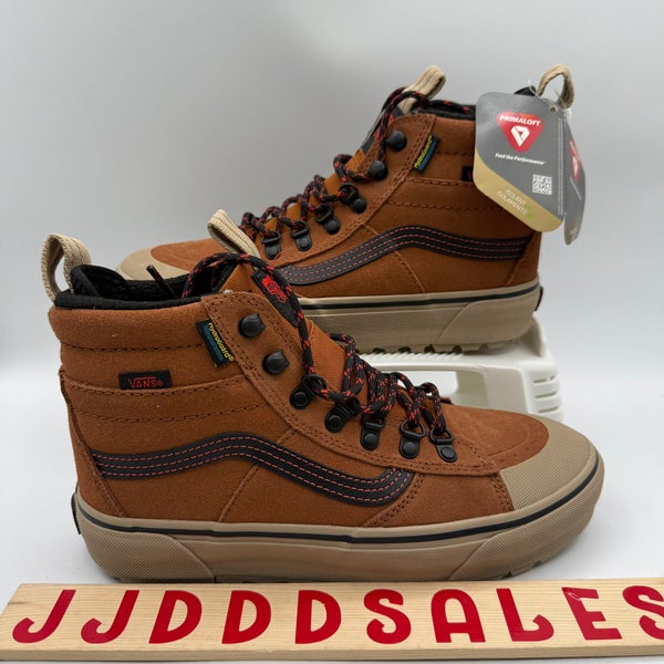 Vans Sk8 Hi MTE DR Waterproof Glazed Ginger Boots Insulated Men's 6.5 Women's 8

New Without Box