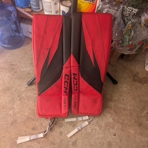 30" 2024 CCM Axis F9 Goalie Leg Pads (Used)