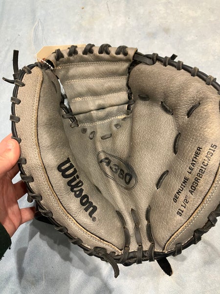 Black Wilson A360 RH Catcher's Baseball Glove 31.5" (Used)
