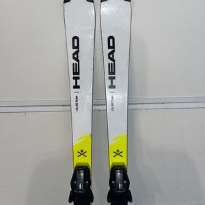 144cm HEAD World Cup Rebels i.SL RD Racing Skis With Bindings Max Din 11 (Used)