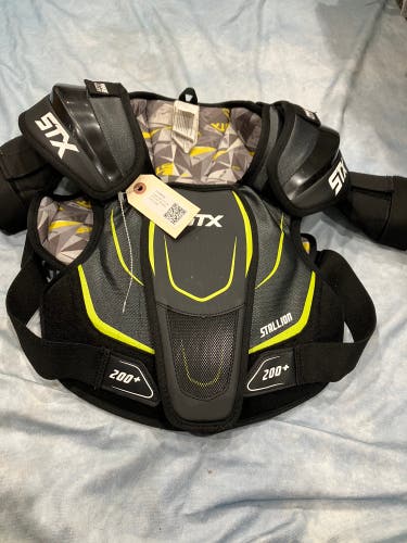 Large Youth STX Stallion 200+ Shoulder Pads (Used)