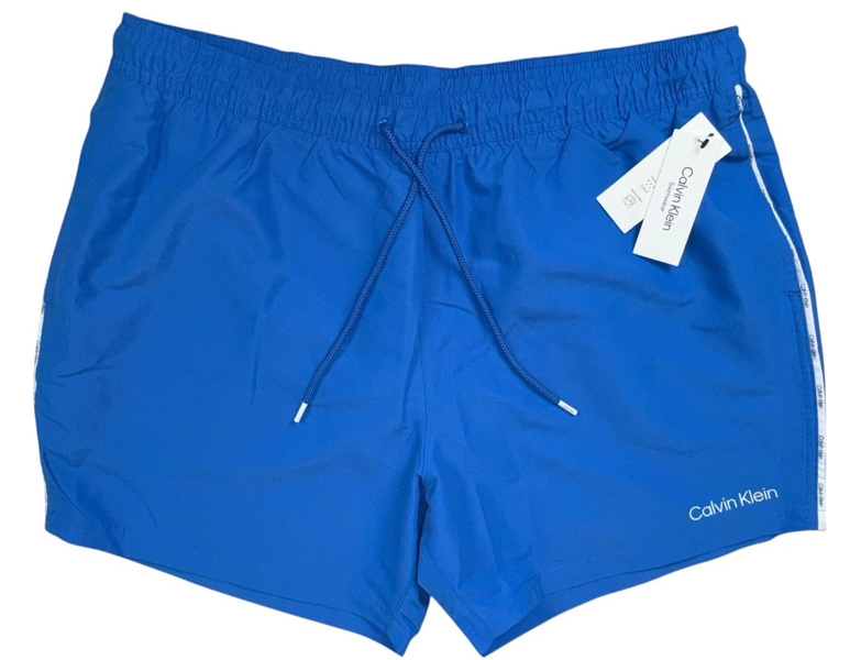 Calvin Klein Swim Trunks Board Shorts Core Euro 5″ Blue Pool Mens Size XXL New