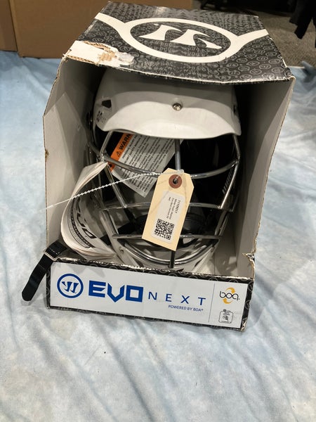 White Youth Warrior Evo Next Helmet (New)