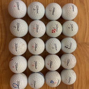 20 Titleist Balls (Used)