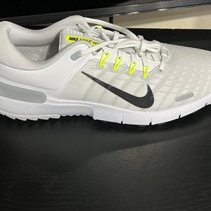 Nike Free NN Golf Shoes Men's Size 9.5 'White Grey Volt' FN0332-101