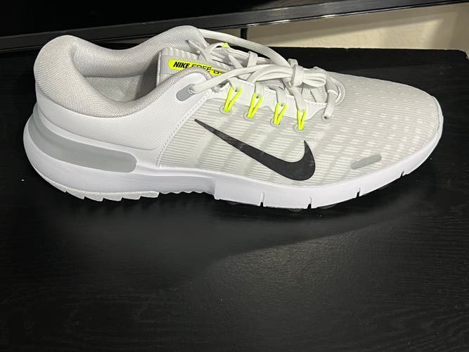 Nike Free NN Golf Shoes Men's Size 9.5 'White Grey Volt' FN0332-101