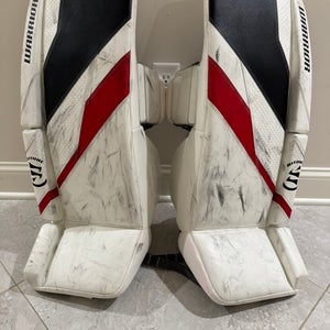 30" Warrior Ritual G7 Pro Goalie Leg Pads Pro Stock (Used)