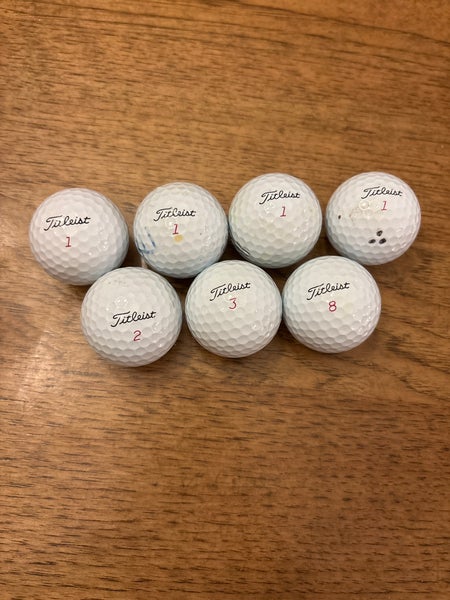 7 Titleist Pro V1x Balls (Used)