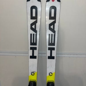 150cm HEAD World Cup Rebels e.SL Racing Skis With Bindings Max Din 11 (Used)