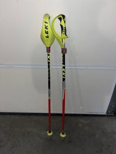 40in (100cm) Leki World Cup Lite SL Racing Ski Poles (Used)