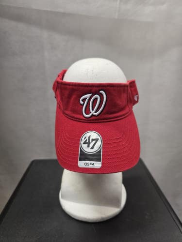 NWS Washington Nationals '47 Visor Red MLB