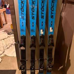 2025 Stockli 144 cm Racing Junior race SL Skis Max Din 12 (Used)
