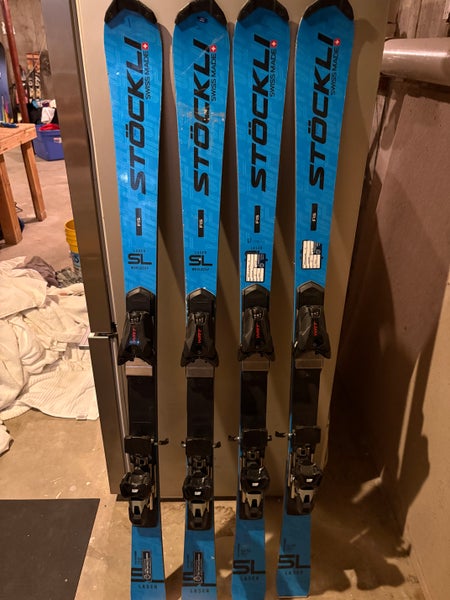 2025 Stockli 144 cm Racing Junior race SL Skis Max Din 12 (Used)