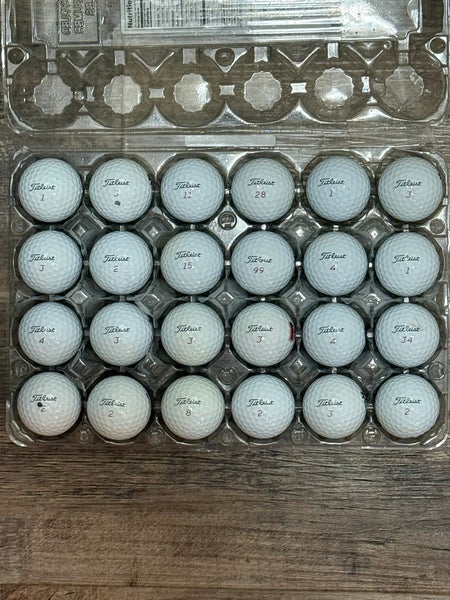 24 Titleist Pro V1x Golf Balls - 2025 Model Only, 5A MINT CONDITION ONLY