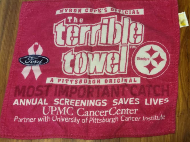 Pittsburgh Steelers Breast Cancer Awareness Terrible Towel