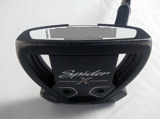 Taylor Made Spider X Navy 2019 Putter 33" (Slant Neck, Mallet) Golf Club